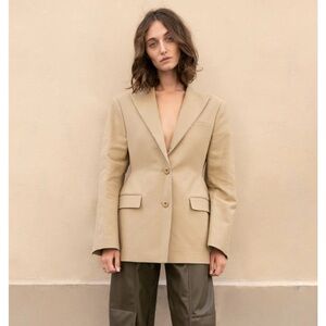 The Frankie Shop Tan Blazer